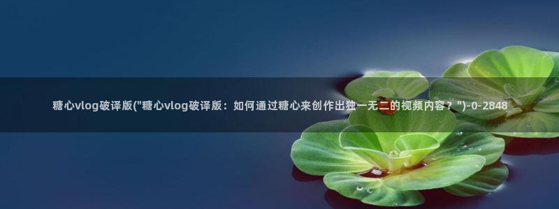  糖心vlog在线观看星辰：糖心vlog破译版(\